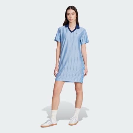 Rochie de football adidas Originals x Liberty London, monocromă