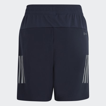 Pantalones cortos verdes con las tres rayas de adidas Originals