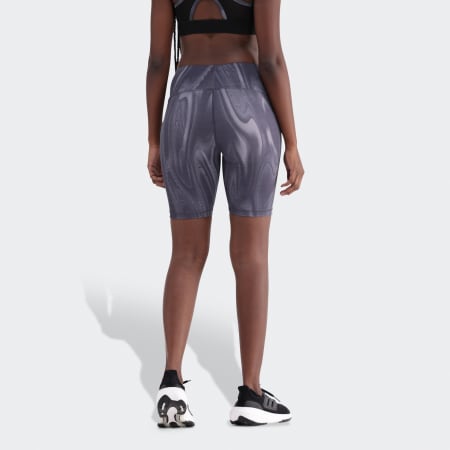 Training Essentials 3-Stripes High-Waisted Short Leggings