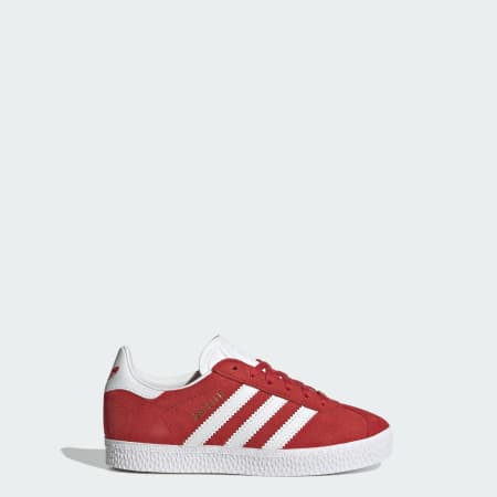 Basket adidas gazelle rouge hotsell