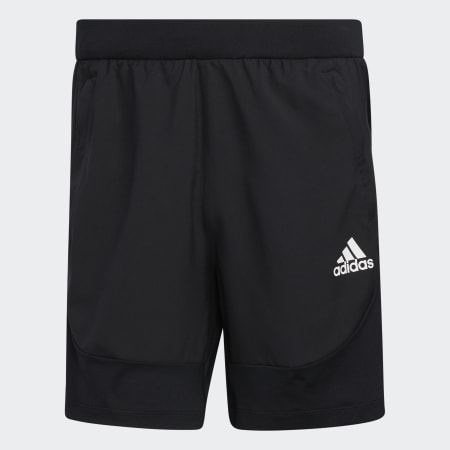 Short pantalón corto fitness Mujer adidas 3 rayas negro