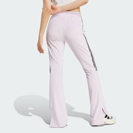 Tiro Cut 3-Stripes Stretchy Velour Flared Leggings