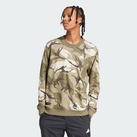 Seasonal Essentials Camouflage Sweatshirt