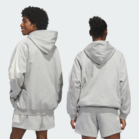 adidas Basketball 3-Stripes Fleece Hoodie (Gender Neutral)