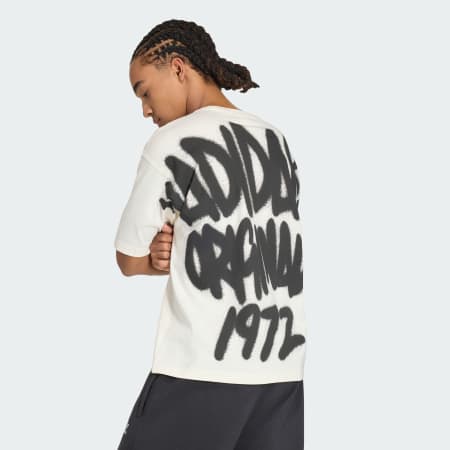 Airbrush Logo Typography T-Shirt