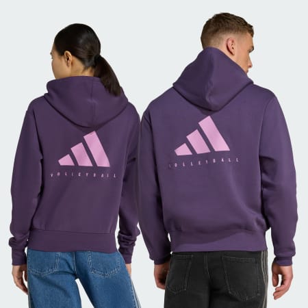 Volleyball Category Logo Graphic Hoodie