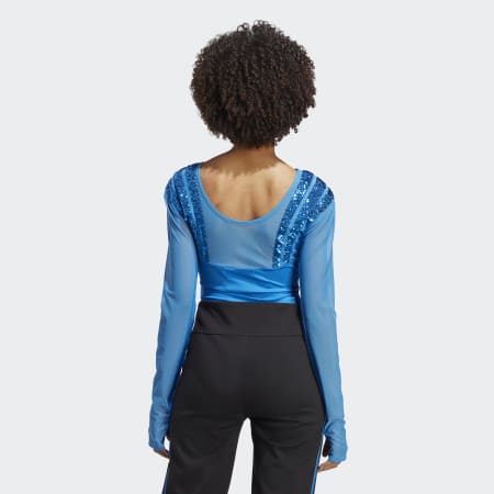 Women's Clothing - Blue Version Santiago Bodysuit - Blue | adidas Oman