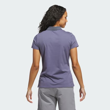 Ultimate365 Gingham Short Sleeve Polo Shirt