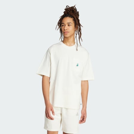 Dog Soccer Patch Pocket Graphic Tee