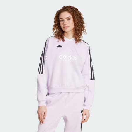 Tiro Cut 3-Stripes Fleece Sweatshirt