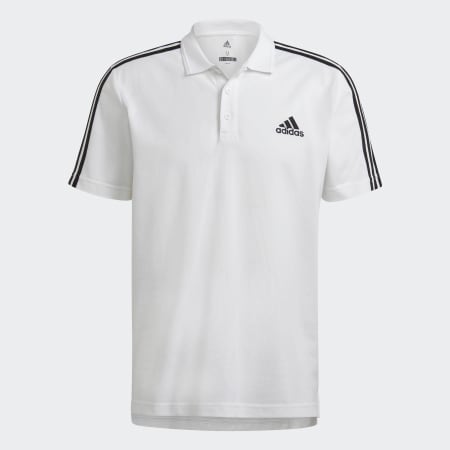 AEROREADY Essentials Piqué Embroidered Small Logo 3-Stripes Polo Shirt