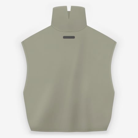 Fear of God Athletics Womens Suede Fleece Muscle Mock Tee