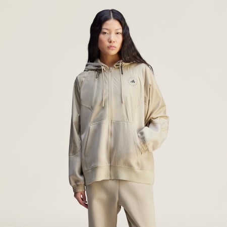 adidas by Stella McCartney Material Mix Full-Zip Hoodie