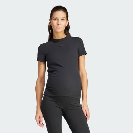 Ribbed Fitted Tee (Maternity)