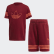 Conjunto Calções e T-shirt Collegiate Burgundy / App Solar Red FM4455 Conjunto Calções e T-shirt Collegiate Burgundy / App Solar Red FM4455
