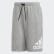Shorts Must Haves Badge of Sport Medium Grey Heather / White EB5260 Shorts Must Haves Badge of Sport Medium Grey Heather / White EB5260