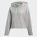 Blusa Capuz Cropped Medium Grey Heather DX1151 Blusa Capuz Cropped Medium Grey Heather DX1151