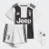 Kit bébés Juventus Domicile White / Black CF3492 Kit bébés Juventus Domicile White / Black CF3492