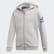 Must Haves Badge of Sport Track Jacket Medium Grey Heather / Collegiate Royal ED6486 Must Haves Badge of Sport Track Jacket Medium Grey Heather / Collegiate Royal ED6486