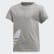 Ensemble Big Trefoil Shorts Tee Medium Grey Heather / White FT8810 Ensemble Big Trefoil Shorts Tee Medium Grey Heather / White FT8810