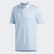 Climachill Core Heather polotrøje Glow Blue / Raw White EC6824 Climachill Core Heather polotrøje Glow Blue / Raw White EC6824