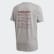 Big Trefoil-T-Shirt Medium Grey Heather / Scarlet FS7328 Big Trefoil-T-Shirt Medium Grey Heather / Scarlet FS7328
