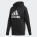 Camisola com Capuz Comprida Badge of Sport Black / White FM1044 Camisola com Capuz Comprida Badge of Sport Black / White FM1044