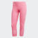 Performance Essentials 3/4 Tights Solar Pink FS7579 Performance Essentials 3/4 Tights Solar Pink FS7579