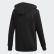 Chaqueta con Capucha Must Haves 3 Tiras Black / White DV0819 Chaqueta con Capucha Must Haves 3 Tiras Black / White DV0819