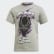 Polera Marvel Pantera Negra Medium Grey Heather / Active Purple ED6459 Polera Marvel Pantera Negra Medium Grey Heather / Active Purple ED6459