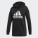 Felpa con cappuccio Must Haves Badge of Sport Black EB3800 Felpa con cappuccio Must Haves Badge of Sport Black EB3800