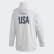 USA Volleyball Anorak Clear Grey / Collegiate Navy FK1043 USA Volleyball Anorak Clear Grey / Collegiate Navy FK1043