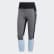 Calça Legging Logo Cós Alto Design 2 Move 3/4 Black / Glow Blue EI4870 Calça Legging Logo Cós Alto Design 2 Move 3/4 Black / Glow Blue EI4870