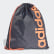 Mochila saco Linear Core Grey Six / Grey Six / Signal Coral FM6762 Mochila saco Linear Core Grey Six / Grey Six / Signal Coral FM6762