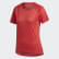 25/7 Rise Up N Run Parley Tee Glory Red FL5966 25/7 Rise Up N Run Parley Tee Glory Red FL5966
