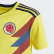 Camisa Oficial Colômbia 1 Infantil 2018 Bright Yellow / Collegiate Navy BR3509 Camisa Oficial Colômbia 1 Infantil 2018 Bright Yellow / Collegiate Navy BR3509