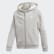 Buzo con Capucha Outline Medium Grey Heather / White ED7857 Buzo con Capucha Outline Medium Grey Heather / White ED7857