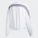 Sudadera cuello redondo 3 bandas White / Tech Purple FM1519 Sudadera cuello redondo 3 bandas White / Tech Purple FM1519