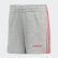 Essentials 3-Stripes Shorts Medium Grey Heather / Real Pink EH6166 Essentials 3-Stripes Shorts Medium Grey Heather / Real Pink EH6166