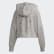 Large Logo Cropped Hoodie Medium Grey Heather / True Pink FS7235 Large Logo Cropped Hoodie Medium Grey Heather / True Pink FS7235