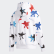 Allover Print Shmoo Hoodie White / Black / Scarlet / Bright Cyan FM1438 Allover Print Shmoo Hoodie White / Black / Scarlet / Bright Cyan FM1438