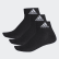 Performance Thin Ankle Socken, 3 Paar Black / Black / White AA2321 Performance Thin Ankle Socken, 3 Paar Black / Black / White AA2321