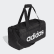 Linear Core Duffel Bag Small Black / Black / White DT4826 Linear Core Duffel Bag Small Black / Black / White DT4826