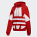 Large Logo Hoodie Lush Red / White FS1307 Large Logo Hoodie Lush Red / White FS1307