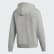 Buzo con Capucha Must Haves 3 Rayas Medium Grey Heather / White EB5281 Buzo con Capucha Must Haves 3 Rayas Medium Grey Heather / White EB5281
