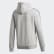 Buzo con Capucha Essentials 3 Rayas Medium Grey Heather / Black DU0495 Buzo con Capucha Essentials 3 Rayas Medium Grey Heather / Black DU0495