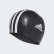 3-Streifen Silikon Badekappe Black / White 802310 3-Streifen Silikon Badekappe Black / White 802310
