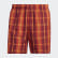Plavecké šortky Check Print Collegiate Burgundy DY6399 Plavecké šortky Check Print Collegiate Burgundy DY6399