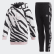 Conjunto Hoodie LZ Black / White / Clear Pink FM9985 Conjunto Hoodie LZ Black / White / Clear Pink FM9985