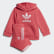 Trefoil Hoodie Set Real Pink / White FR3831 Trefoil Hoodie Set Real Pink / White FR3831
